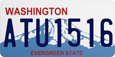 WA license plate ATU1516