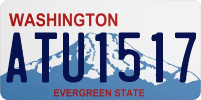 WA license plate ATU1517