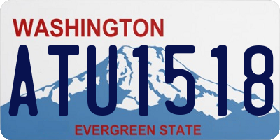 WA license plate ATU1518