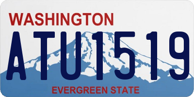 WA license plate ATU1519