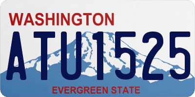 WA license plate ATU1525
