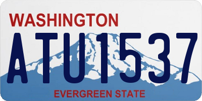 WA license plate ATU1537