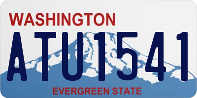 WA license plate ATU1541