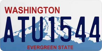 WA license plate ATU1544