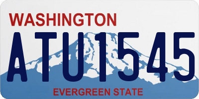 WA license plate ATU1545