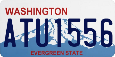 WA license plate ATU1556