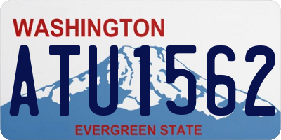 WA license plate ATU1562