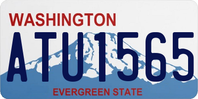 WA license plate ATU1565