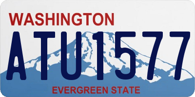 WA license plate ATU1577