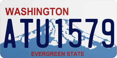WA license plate ATU1579