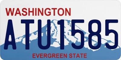 WA license plate ATU1585