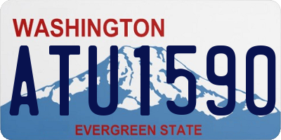 WA license plate ATU1590