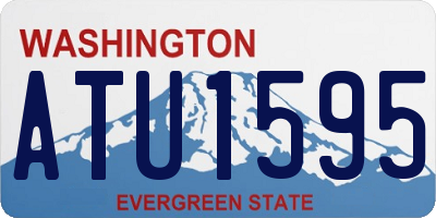 WA license plate ATU1595