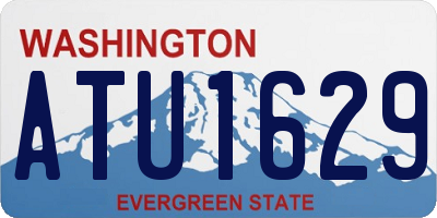 WA license plate ATU1629