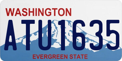 WA license plate ATU1635