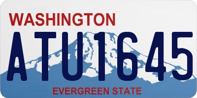WA license plate ATU1645