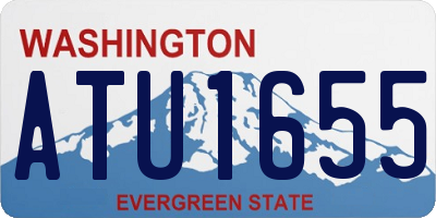 WA license plate ATU1655