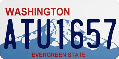 WA license plate ATU1657