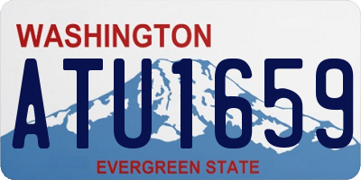 WA license plate ATU1659
