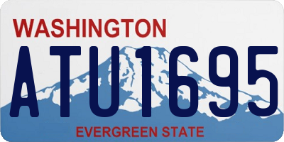 WA license plate ATU1695