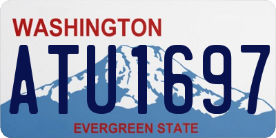 WA license plate ATU1697