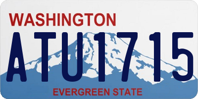 WA license plate ATU1715
