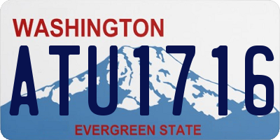 WA license plate ATU1716