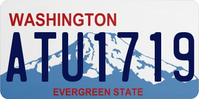 WA license plate ATU1719