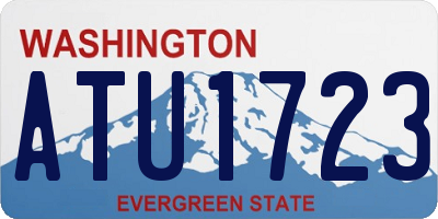 WA license plate ATU1723