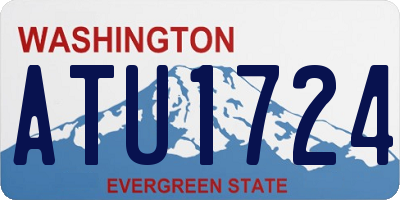 WA license plate ATU1724