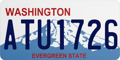 WA license plate ATU1726