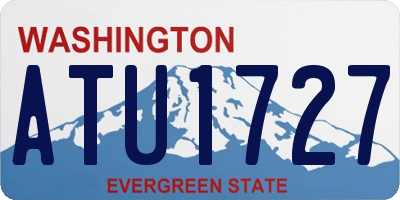 WA license plate ATU1727