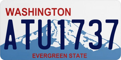 WA license plate ATU1737