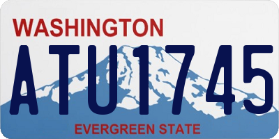 WA license plate ATU1745