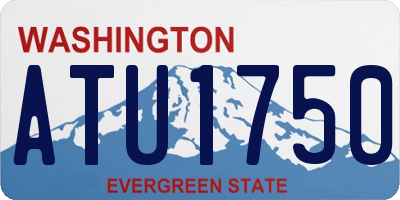 WA license plate ATU1750