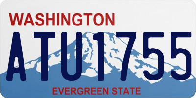 WA license plate ATU1755