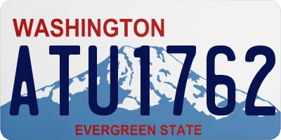 WA license plate ATU1762