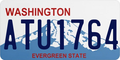 WA license plate ATU1764