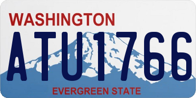 WA license plate ATU1766