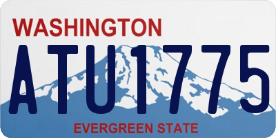 WA license plate ATU1775