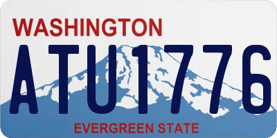 WA license plate ATU1776