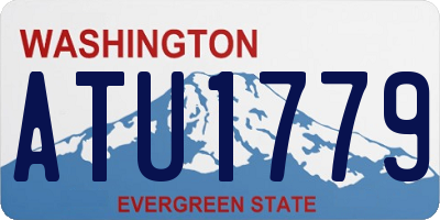 WA license plate ATU1779