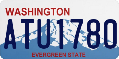 WA license plate ATU1780
