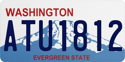 WA license plate ATU1812