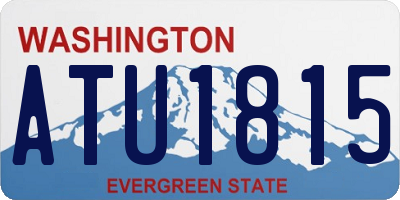 WA license plate ATU1815
