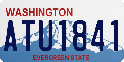 WA license plate ATU1841