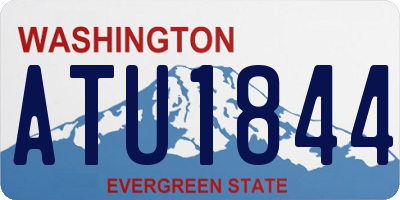 WA license plate ATU1844