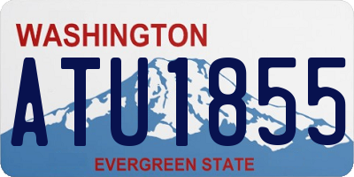 WA license plate ATU1855