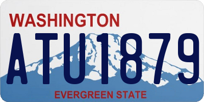 WA license plate ATU1879