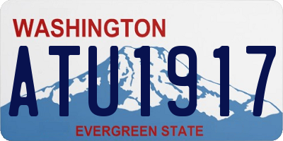 WA license plate ATU1917
